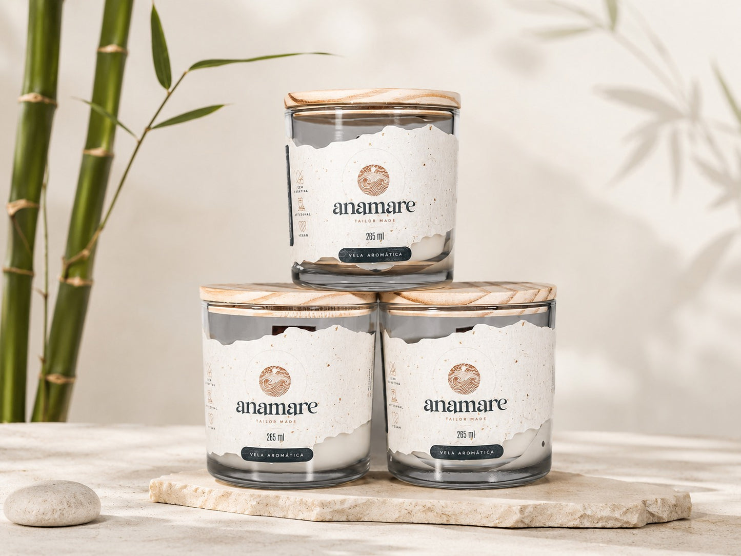 Vela Aromática | Bamboo | Très Grand