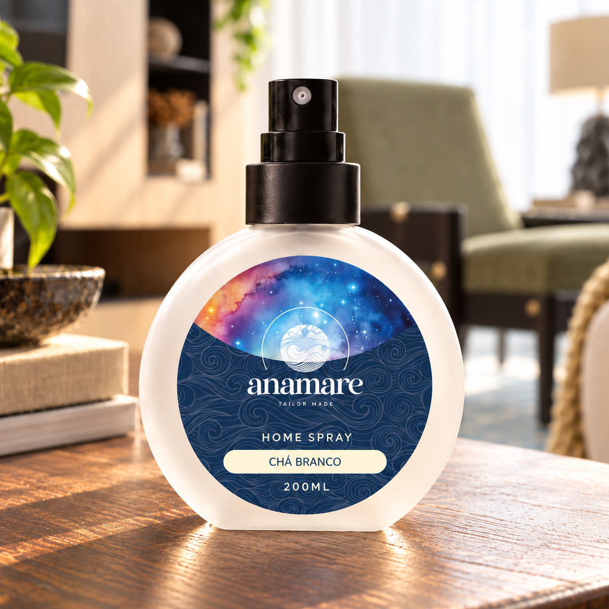 Home Spray Anamare 200 mL Chá Branco, de perto