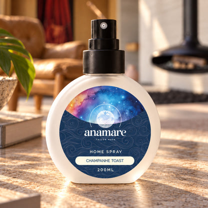 Home Spray Anamare 200 mL Champanhe Toast, de perto, do Kit Layering Flor de Figo + Champanhe Toast
