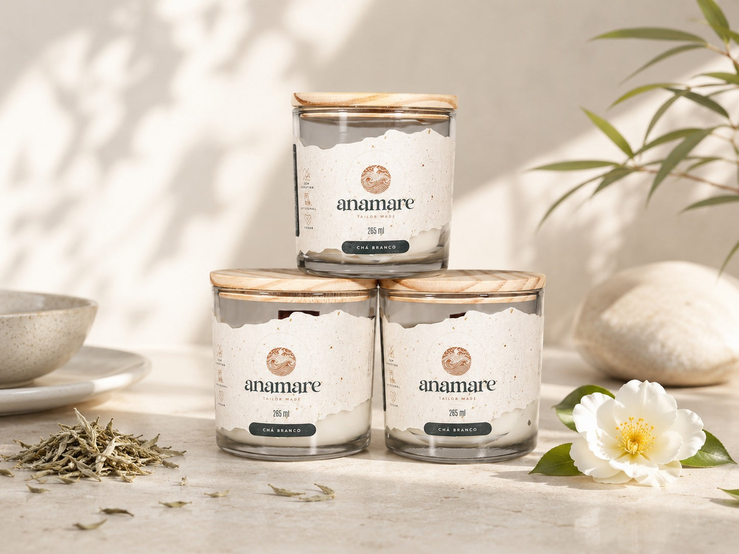Vela Aromática | Chá Branco | Très Grand